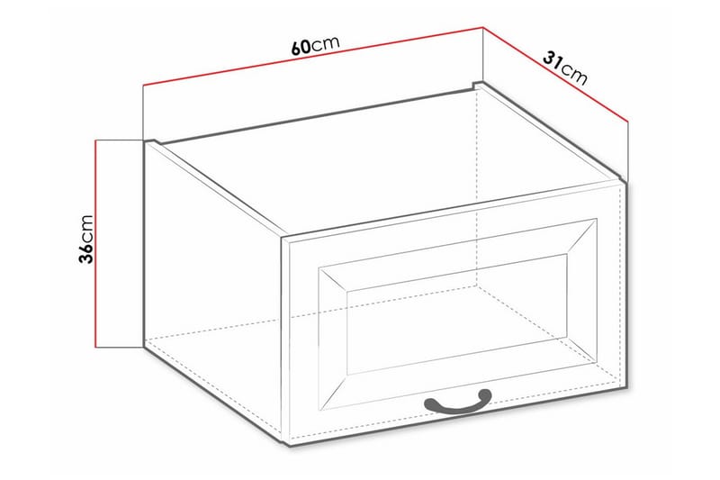 Templemore Köksskåp 60 cm - Köksskåp