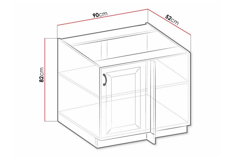 Templemore Köksskåp 90 cm - Köksskåp