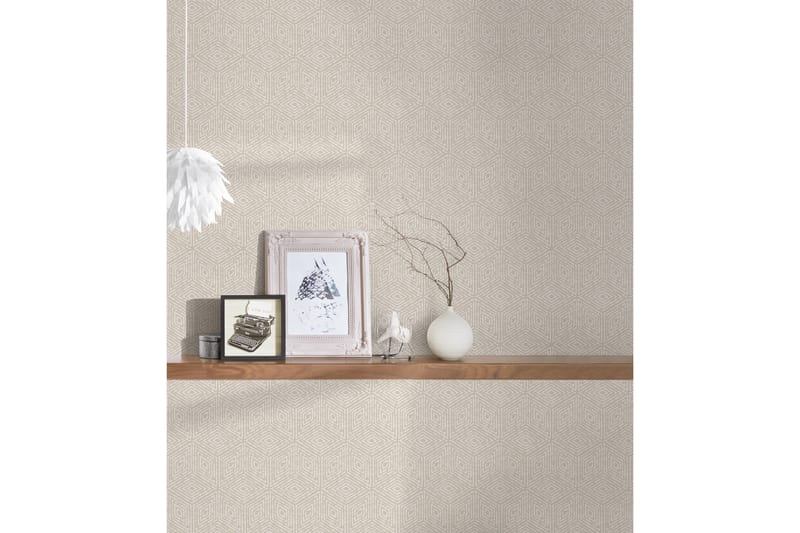 3D Tapet Di Seta Ovävd Beige - AS Creation - Hus & renovering - Kök & bad - Kök & tvättstuga - Köksinredning - Kökstapet