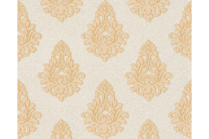 Barock Tapet Nobile Ovävd Cream Guld - AS Creation - Kökstapet - Mönstrad tapet - Vinyltapet