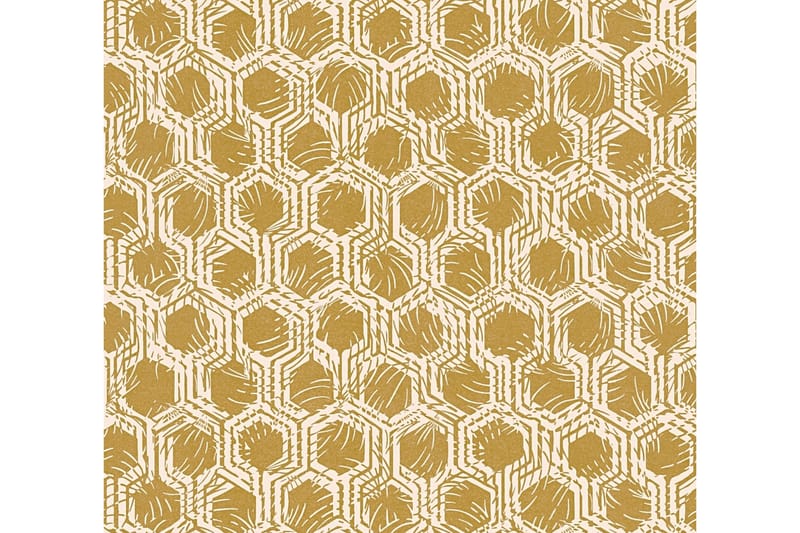 Geometric Tapet Alpha Ovävd Guld Beige - AS Creation - Kökstapet - Mönstrad tapet