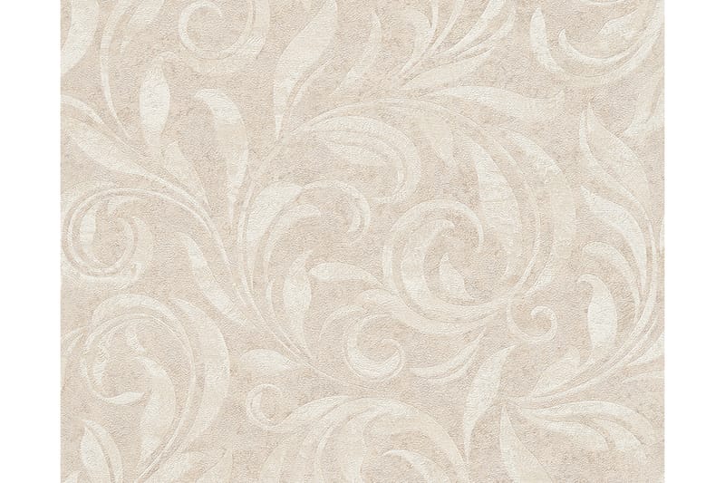 Slät Tapet Nobile Ovävd Cream Beige Guld - AS Creation - Kökstapet - Mönstrad tapet - Vinyltapet