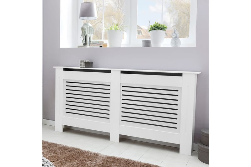 Wiemann Förvaringsskåp 152x19 cm - Vit - Hus & renovering - Klimatkontroll - Uppvärmning - Element & radiator - Elementskydd