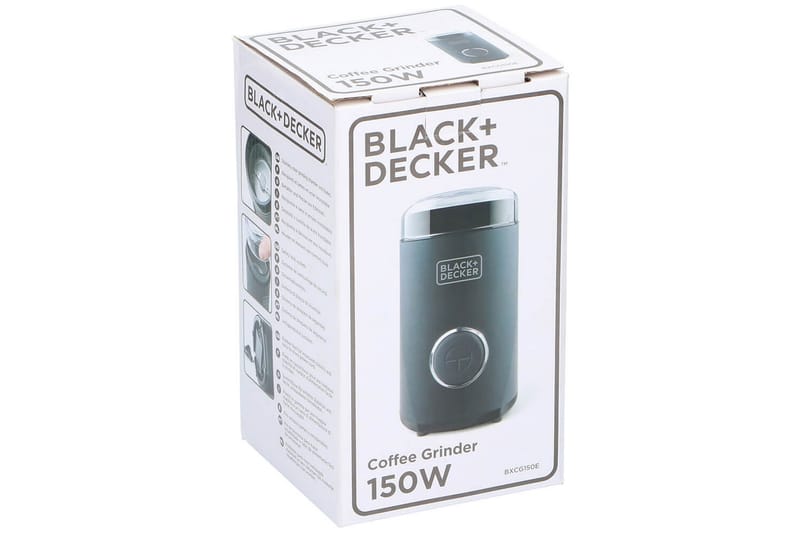 BLACK+DECKER Kaffekvarn 150W Svart - Svart - Hushåll - Matlagning & Bakning - Köksredskap & kökstillbehör - Övriga köksredskap