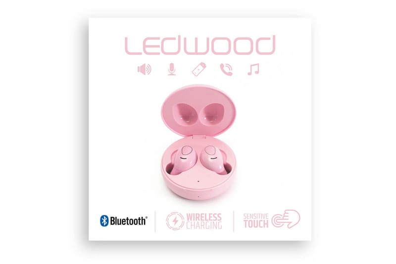 LEDWOOD Hörlur i9 TWS True Wireless In-Ear Rosa Mic - Rosa - Hörlurar - Övrigt till det smarta hemmet