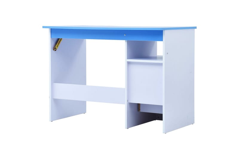 Skrivbord för barn lutbart blå och vit - Blå - Skrivbord barn