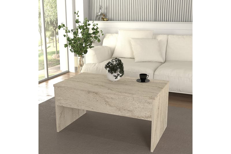 Akilli Soffbord 90 cm - Beige - Möbler - Bord & matgrupper - Soffbord