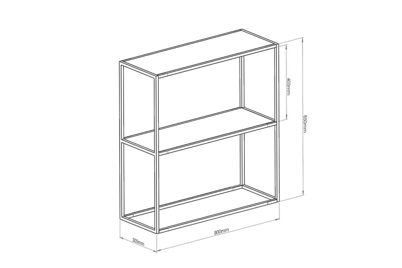 Andas Sidobord 80 cm - Svart - Möbler - Bord & matgrupper - Avlastningsbord - Lampbord