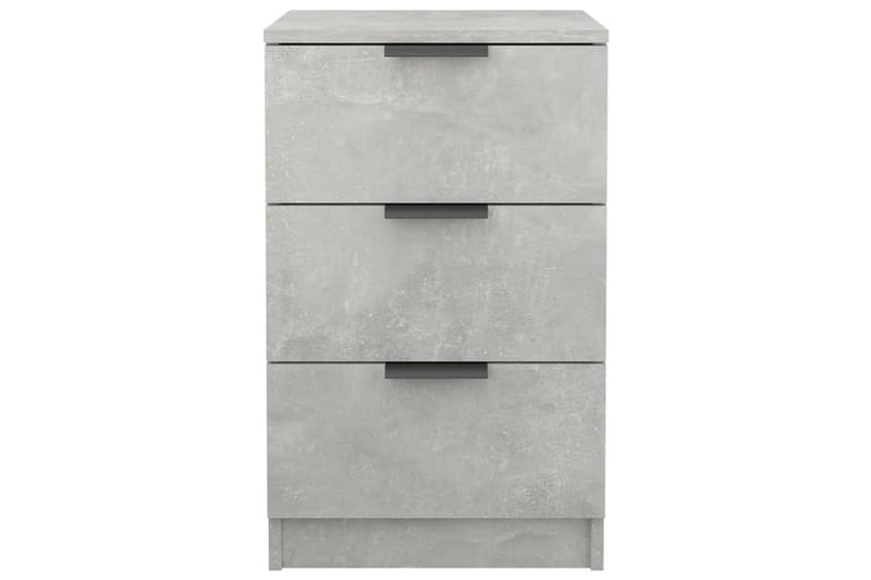 beBasic Sängbord 2 st betonggrå 40x36x65 cm - Grey - Sängbord & nattduksbord