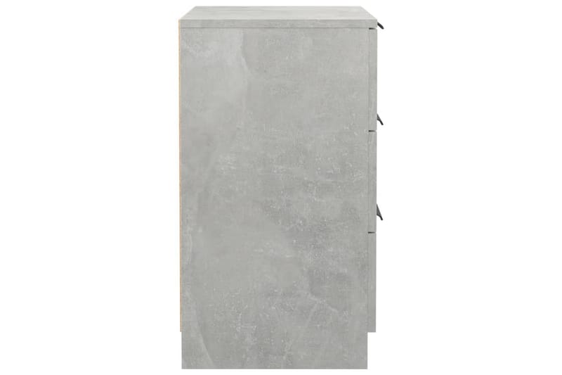 beBasic Sängbord 2 st betonggrå 40x36x65 cm - Grey - Sängbord & nattduksbord