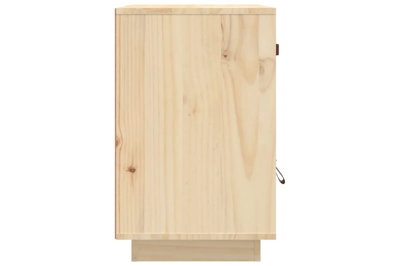 beBasic Sängbord 40x34x55 cm massiv furu - Brown - Möbler - Bord & matgrupper - Avlastningsbord - Sängbord & nattduksbord