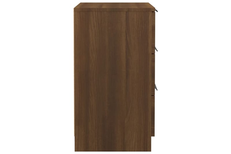 beBasic Sängbord brun ek 40x36x65 cm - Brown - Sängbord & nattduksbord