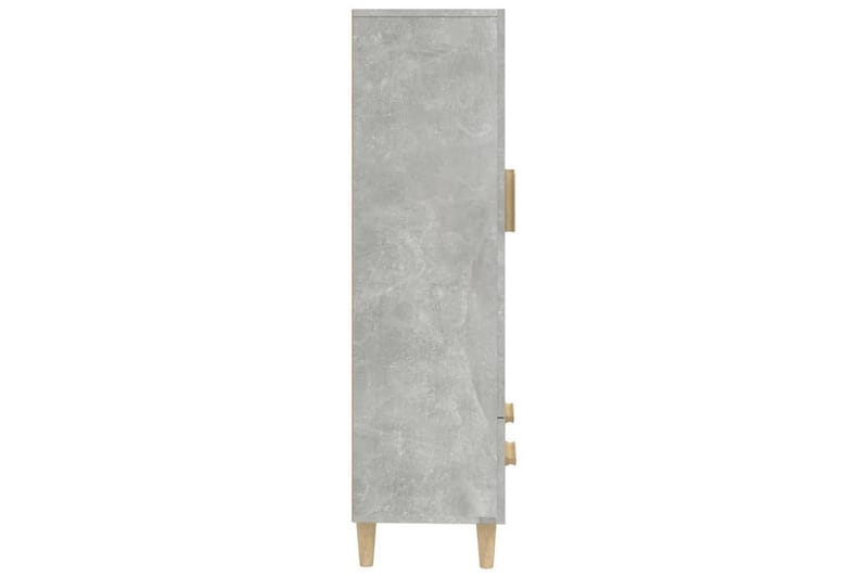 beBasic Skåp betonggrå 70x31x115 cm konstruerat trä - Grey - Lampbord - Brickbord & småbord