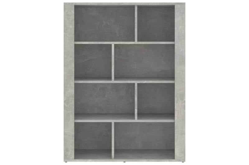 beBasic Skåp betonggrå 80x30x106 cm konstruerat trä - Grey - Lampbord - Brickbord & småbord