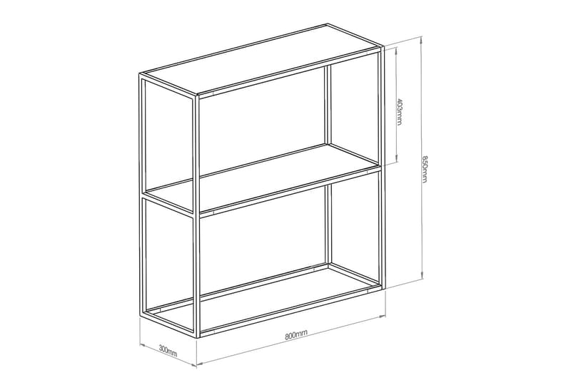 Berra Sidobord 80 cm - Svart - Möbler - Bord & matgrupper - Avlastningsbord - Lampbord