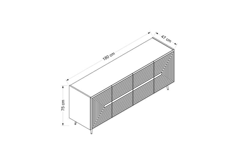 Jose Konsollbord 180 cm - Vit - Möbler - Bord & matgrupper - Avlastningsbord - Hallbord