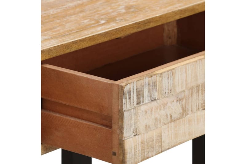 Avlastningsbord 100x30x75 cm massivt mangoträ - Brun - Hallbord - Konsolbord & sidobord