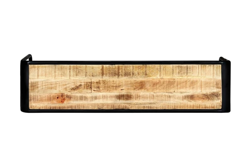 Avlastningsbord 140x35x76 cm massivt grovt mangoträ - Brun - Hallbord - Konsolbord & sidobord