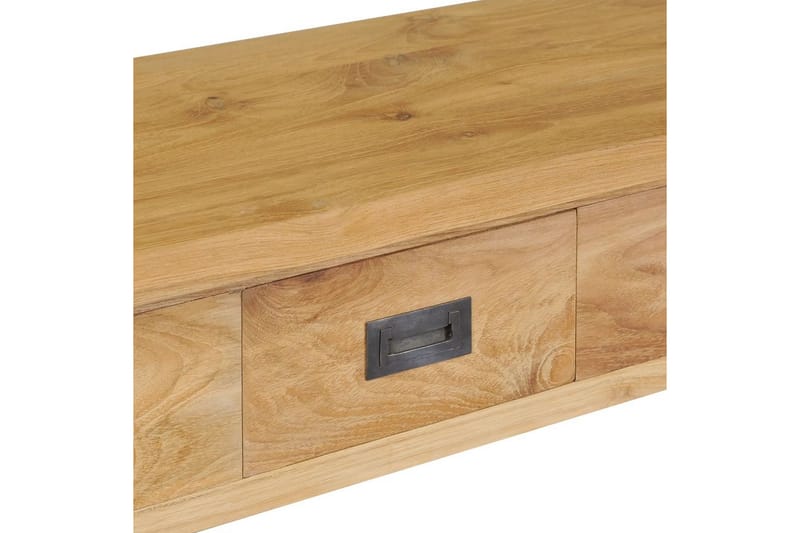 Konsolbord i massiv teak 90x30x80 cm - Brun - Möbler - Bord & matgrupper - Avlastningsbord - Konsolbord & sidobord