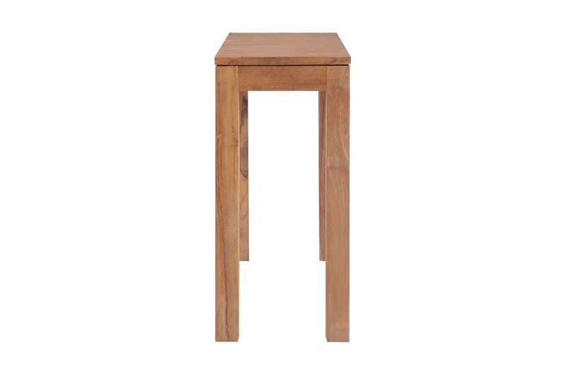 Konsolbord massiv teak med naturlig finish 110x35x76 cm - Brun - Hallbord - Konsolbord & sidobord