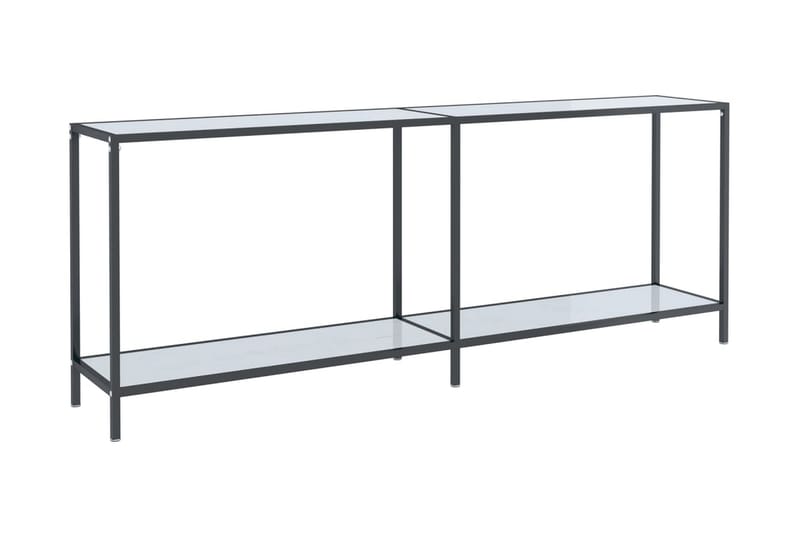 Konsolbord vit 200x35x75,5 cm härdat glas - Vit - Hallbord - Konsolbord & sidobord