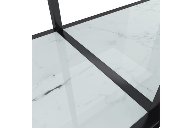 Konsolbord vit 200x35x75,5 cm härdat glas - Vit - Hallbord - Konsolbord & sidobord