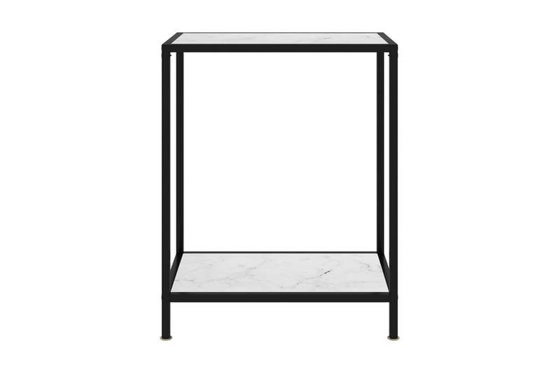 Konsolbord vit 60x35x75 cm härdat glas - Vit - Möbler - Bord & matgrupper - Avlastningsbord - Konsolbord & sidobord