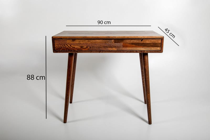 Chiltern Sidobord 100 cm - Mörkbrun - Lampbord - Brickbord & småbord
