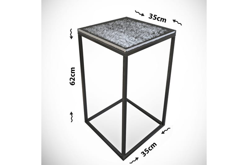 Falan Sidobord 35 cm - Vit - Möbler - Bord & matgrupper - Avlastningsbord - Lampbord