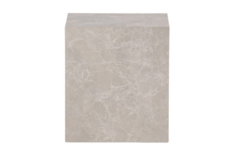 Molly Travertin Sidobord 40x40x45 cm - Beige - Möbler - Bord & matgrupper - Avlastningsbord - Lampbord