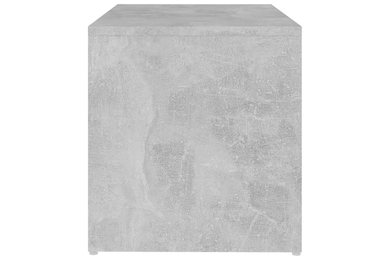 Sidobord betonggrå 59x36x38 cm spånskiva - Grå - Lampbord - Brickbord & småbord