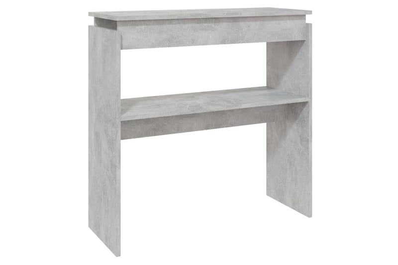 Sidobord betonggrå 80x30x80 cm spånskiva - Grå - Lampbord - Brickbord & småbord