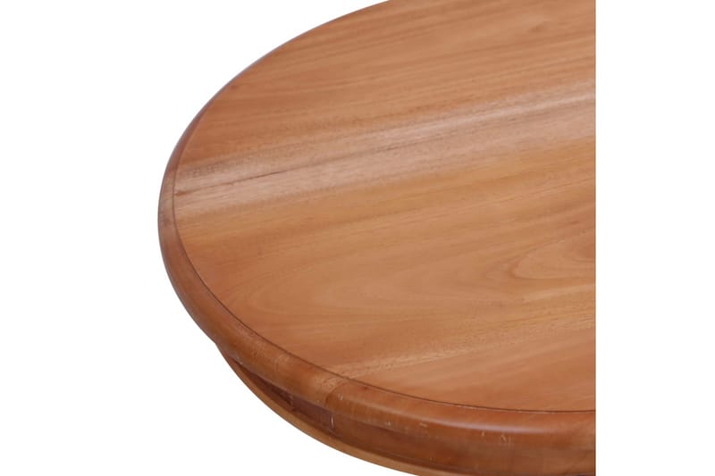 Sidobord naturlig 50x50x65 cm massiv mahogny - Brun - Lampbord - Brickbord & småbord