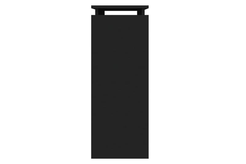 Sidobord svart 80x30x80 cm spånskiva - Svart - Lampbord - Brickbord & småbord
