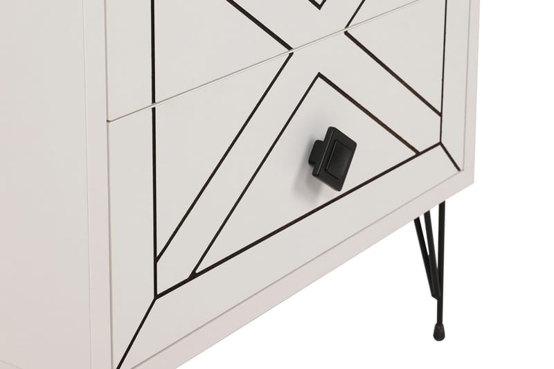 Dasina Sängbord 50 cm - Vit - Sängbord & nattduksbord