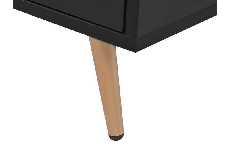 Indio Sängbord 50 cm - Svart/Guld - Sängbord & nattduksbord