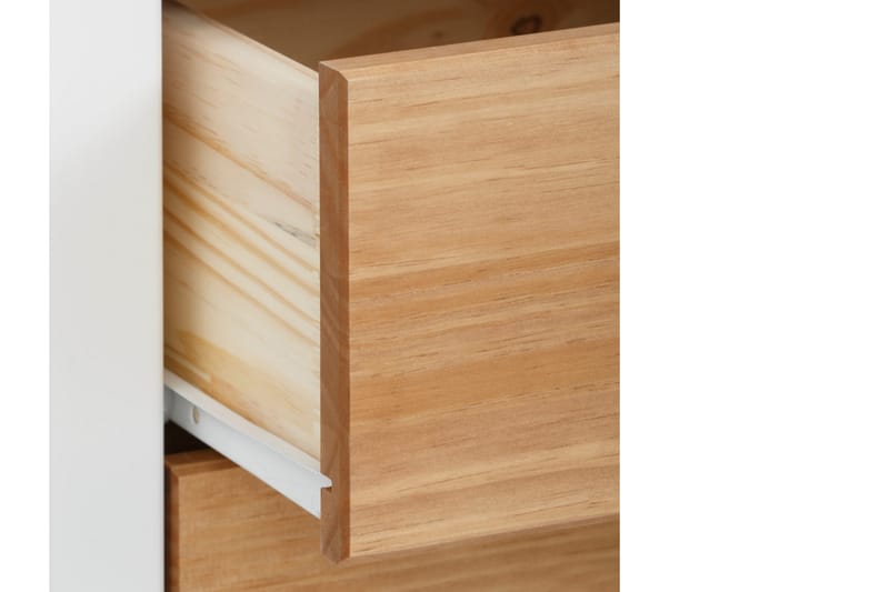 Lenham Sängbord 100 cm - Vit - Sängbord & nattduksbord
