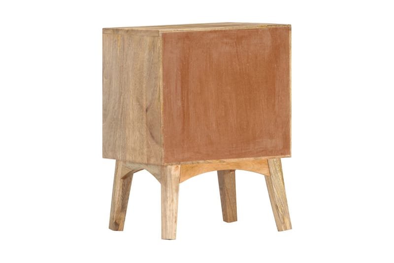 Sängbord 40x35x55 cm massivt mangoträ - Brun - Sängbord & nattduksbord