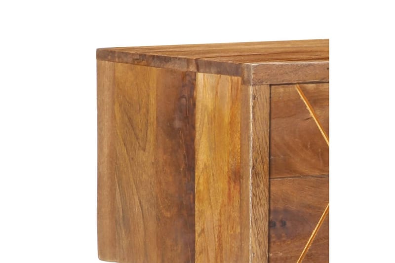 Sängbord 43x30x58 cm massivt mangoträ - Brun - Sängbord & nattduksbord