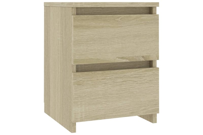 Sängbord sonoma ek 30x30x40 cm spånskiva - Brun - Möbler - Bord & matgrupper - Avlastningsbord - Sängbord & nattduksbord