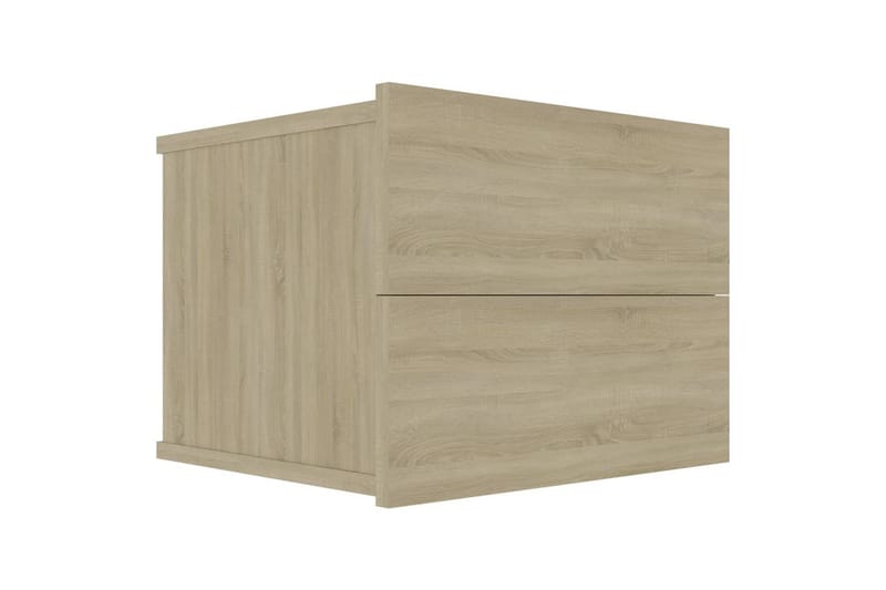 Sängbord sonoma ek 40x30x30 cm spånskiva - Beige - Möbler - Bord & matgrupper - Avlastningsbord - Sängbord & nattduksbord