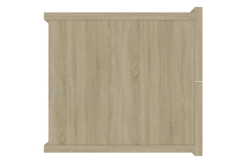 Sängbord sonoma ek 40x30x30 cm spånskiva - Beige - Möbler - Bord & matgrupper - Avlastningsbord - Sängbord & nattduksbord