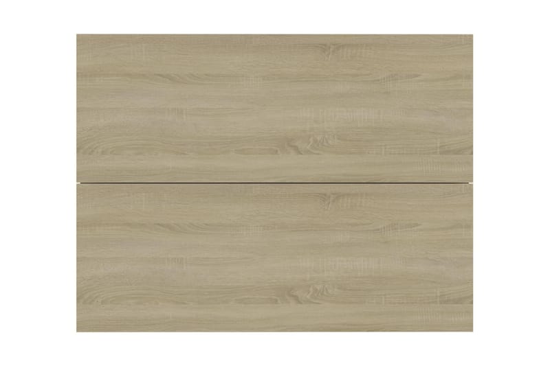 Sängbord sonoma ek 40x30x30 cm spånskiva - Beige - Möbler - Bord & matgrupper - Avlastningsbord - Sängbord & nattduksbord