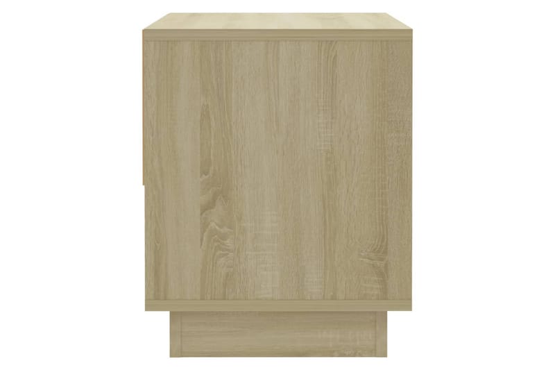 Sängbord sonoma-ek 45x34x44 cm spånskiva - Beige - Möbler - Bord & matgrupper - Avlastningsbord - Sängbord & nattduksbord