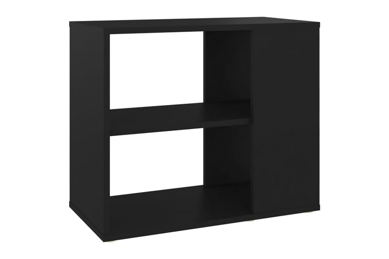 Sidoskåp svart 60x30x50 cm spånskiva - Svart - Sängbord & nattduksbord