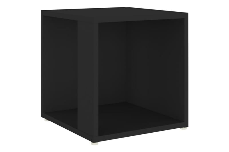 Sidobord svart 33x33x34,5 cm spånskiva - Svart - Lampbord - Brickbord & småbord