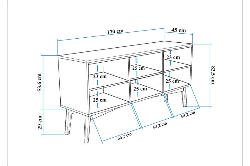 Valsot Konsollbord 170 cm - Brun - Möbler - Bord & matgrupper - Avlastningsbord - Hallbord