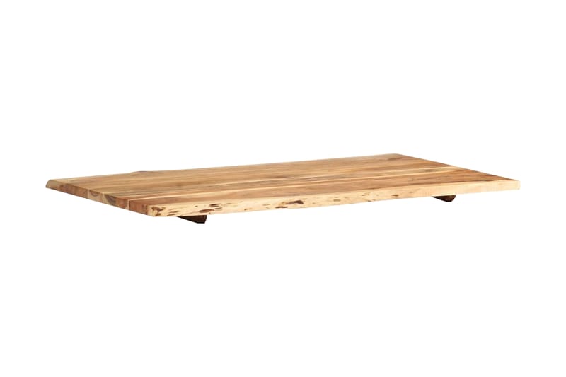 Bordsskiva massivt akaciaträ 100x(50-60)x2,5 cm - Brun - Möbler - Bord & matgrupper - Bordstillbehör - Bordsskiva