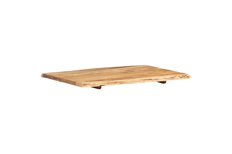 Bordsskiva massivt akaciaträ 80x(50-60)x2,5 cm - Brun - Möbler - Bord & matgrupper - Bordstillbehör - Bordsskiva