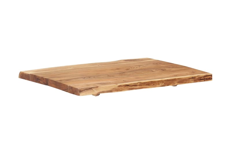 Bordsskiva massivt akaciaträ 80x(50-60)x3,8 cm - Brun - Möbler - Bord & matgrupper - Bordstillbehör - Bordsskiva